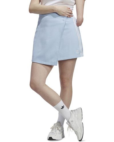 adidas Adicolor Classics 3-stripes Short Wrapping Skirt - Blue