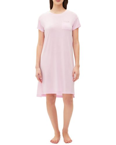 Gap Short-sleeve Pullover Dorm Nightgown - Pink