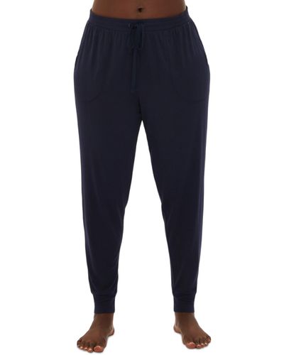 Gap Body Drawstring-waist jogger Pajama Pants - Blue