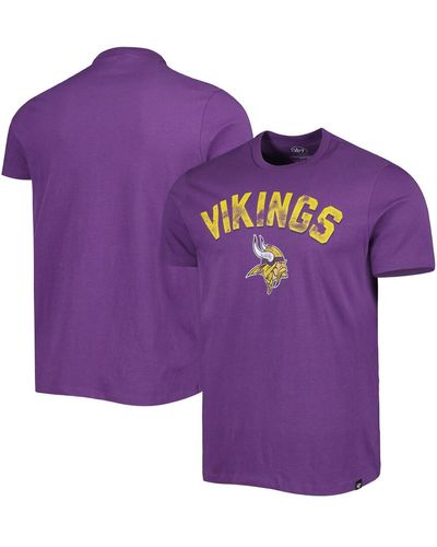 '47 Minnesota Vikings All Arch Franklin T-shirt - Purple