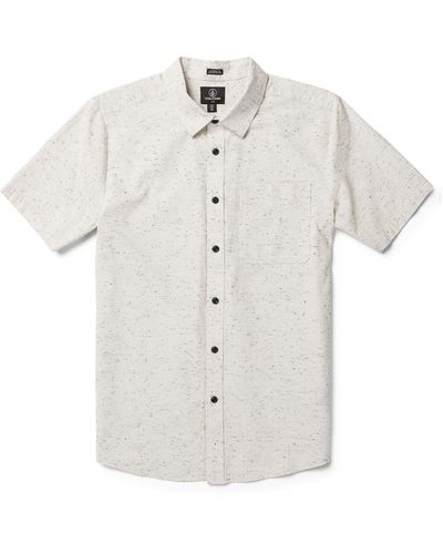 Volcom Date Knight Short Sleeves Shirt - White