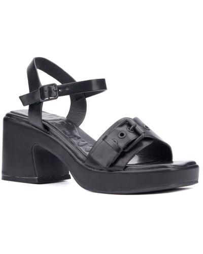 Olivia Miller Slay Platform Heel Sandal - Black