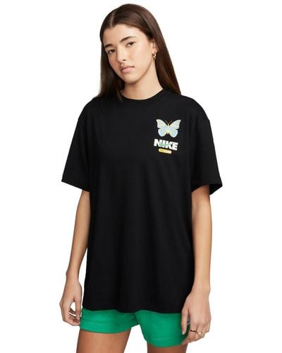 Nike Sportswear Graphic Boyfriend Crewneck T-shirt - Black
