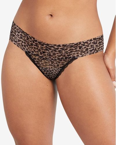 Maidenform Sexy Must Have Sheer Lace Thong Underwear Dmeslt - Multicolor