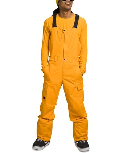 The North Face Freedom Bib Waterproof Snow Pants - Orange