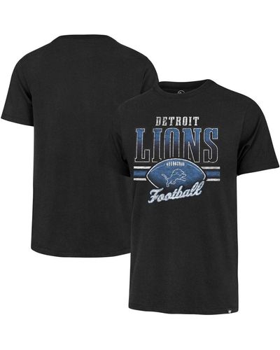 '47 Distressed Detroit Lions Last Call Franklin T-shirt - Black