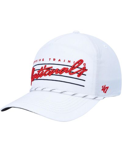 47 Brand Men's White St. Louis Blues Downburst Hitch Snapback Hat
