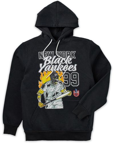 Reason Negro League Baseball Museum Yankees Fleece Hoodie - Gray