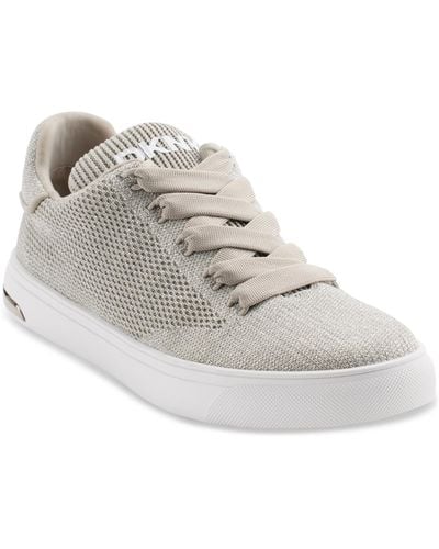 DKNY Abeni Lace-up Low-top Sneakers - Gray