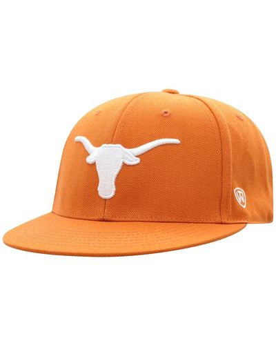 Top Of The World Texas Orange Texas Longhorns Team Color Fitted Hat
