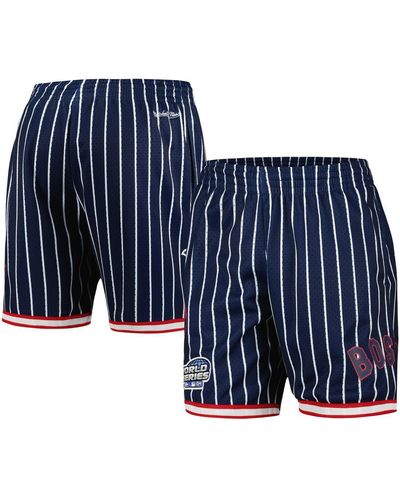 Mitchell & Ness Boston Red Sox Cooperstown Collection 2004 World Series City Collection Mesh Shorts - Blue