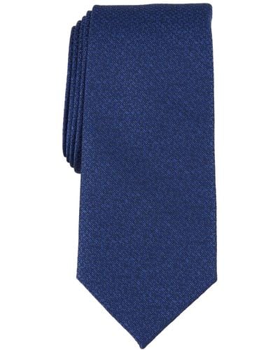 Alfani Terry Mini-texture Tie - Blue