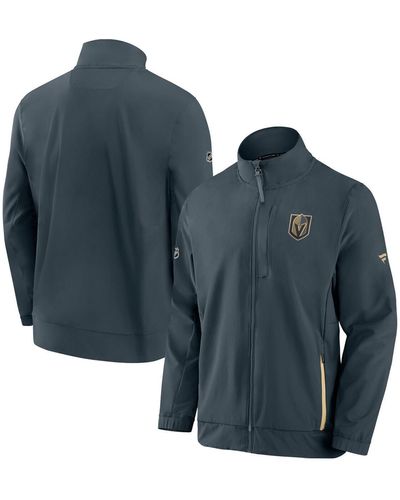 Fanatics Vegas Golden Knights Authentic Pro Rink Coaches Full-zip Jacket - Blue