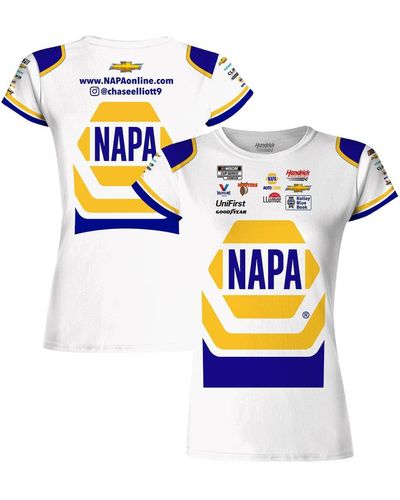 Hendrick Motorsports Team Collection Chase Elliott Napa Sublimated Team Uniform T-shirt - Blue