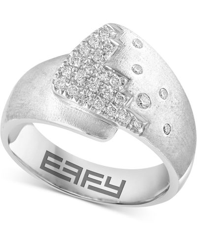 Effy Effy Diamond Staircase Cluster Statement Ring (1/5 Ct. T.w. - White