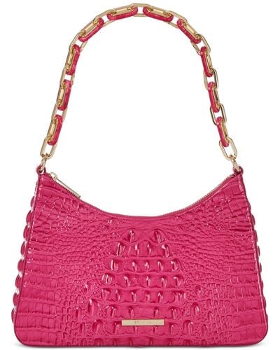 Brahmin Mod Esme Leather Shoulder Bag - Pink
