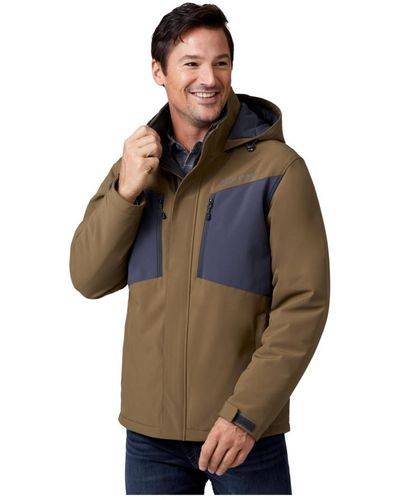 Free Country Thermo Softshell Mid Weight Jacket - Multicolor