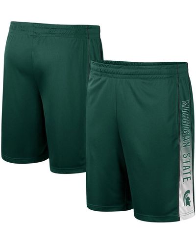 Colosseum Athletics Michigan State Spartans Lazarus Shorts - Green
