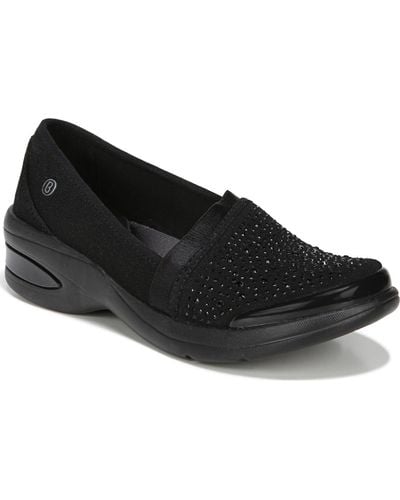 Bzees Red-hot Washable Slip-ons - Black