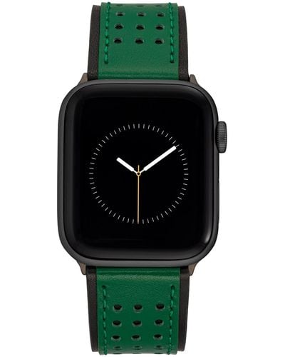 Vince Camuto Green And Black Premium Leather Band