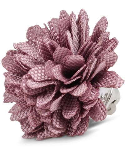 Con.struct Ceremony Flower Lapel Pin - Purple