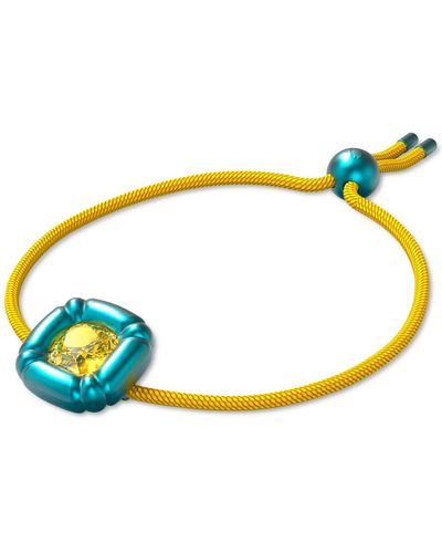 Swarovski Dulcis Bracelet With Cushion Cut Crystals - Yellow