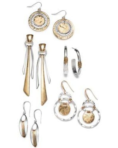 Robert Lee Morris Statement Earring Collection - White