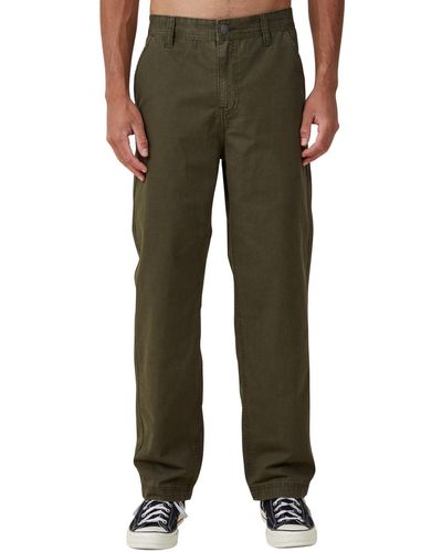 Cotton On Loose Fit Pants - Green