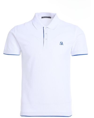 Bellemere New York Bellemere Casual Cotton Polo Shirt - White