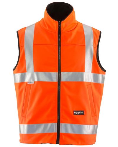 Refrigiwear High Visibility Softshell Safety Vest - Orange