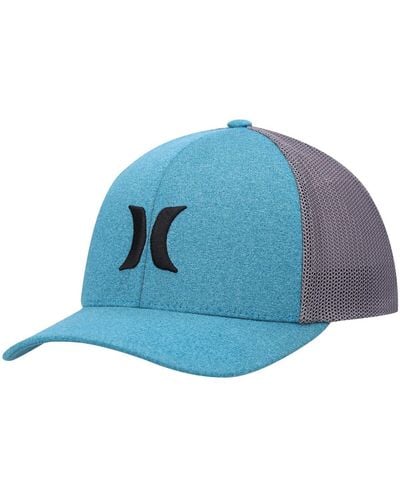 Hurley Icon Textures Flex Hat - Blue
