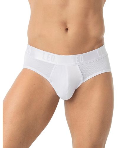 Leo Brief With Advanced Fit - White