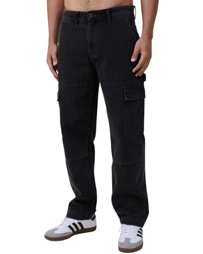 Cotton On Denim baggy Jeans - Black