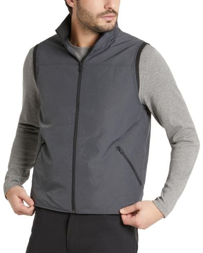 Kenneth Cole Lightweight Engineered Vest - Gray