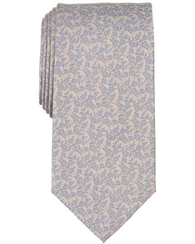 Michael Kors Linley Floral Tie - Gray