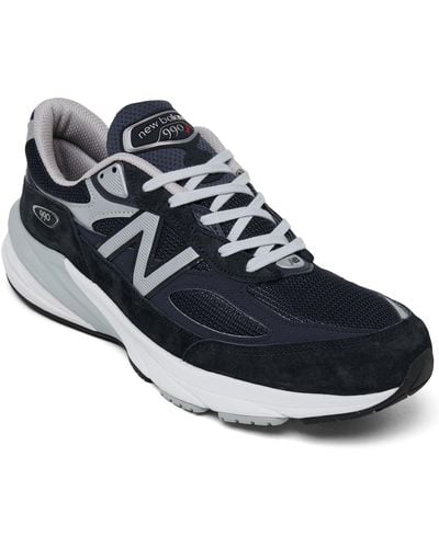 New Balance 990v6 Casual Sneakers From Finish Line - Blue