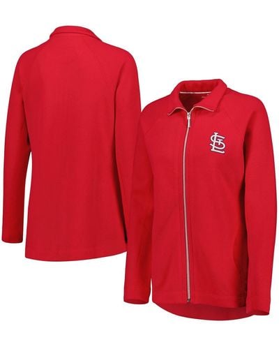 Tommy Bahama St. Louis Cardinals Aruba Raglan Full-zip Jacket - Red