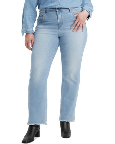 Levi's Plus Size 725 High-rise Bootcut Jeans - Blue