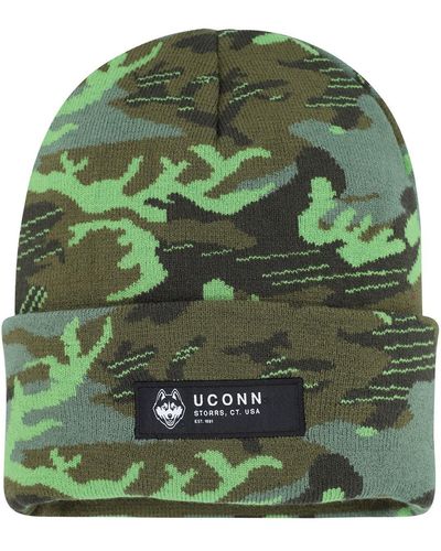 Nike Uconn Huskies Veterans Day Cuffed Knit Hat - Green