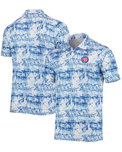 Antigua Chicago Cubs Vivid Polo Shirt - Blue