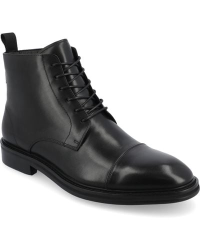 Taft 365 Model 003 Cap-toe Ankle Boots - Black