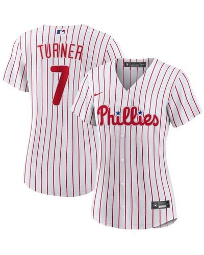 Nike Trea Turner Philadelphia Phillies Home Replica Player Jersey - White