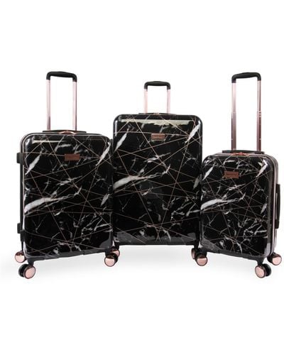 Juicy Couture Vivian 3-piece Hardside Spinner luggage Set - Black