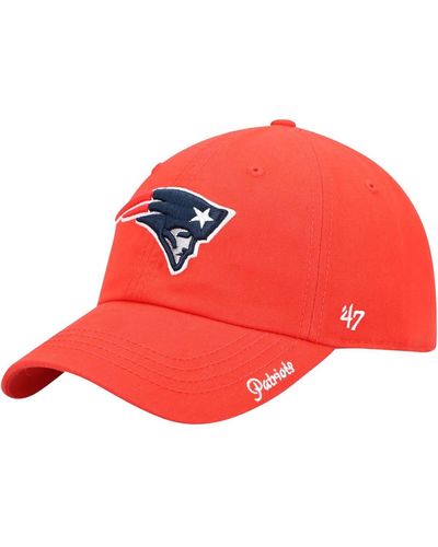 '47 New England Patriots Miata Clean Up Secondary Adjustable Hat - Red