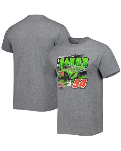 Joe Gibbs Racing Team Collection Ty Gibbs Pit Road T-shirt - Gray