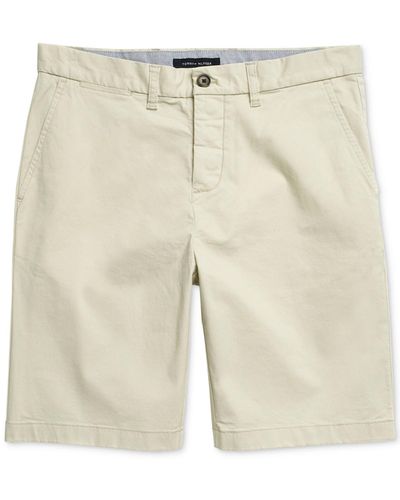 Tommy Hilfiger Adaptive 10" Classic-fit Stretch Chino Shorts - Natural