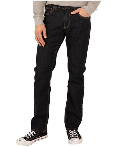Silver Jeans Co. Authentic Slim Fit Tapered Leg Jeans - Blue