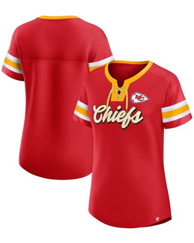 Fanatics Kansas City Chiefs Original State Lace-up T-shirt - Red
