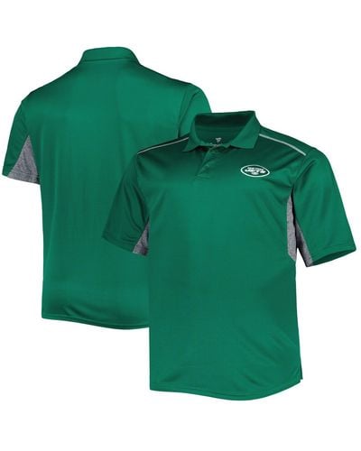 Profile New York Jets Big And Tall Team Color Polo Shirt - Green
