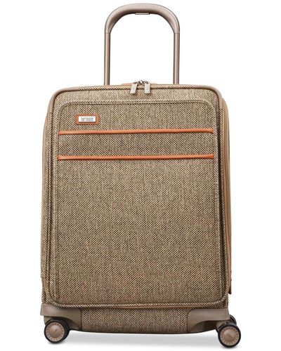 Hartmann Tweed Legend 21" Domestic Carry-on Expandable Spinner Suitcase - Natural